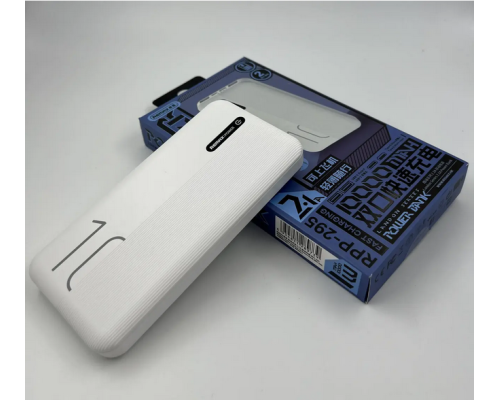 Power Bank Remax RPP-295 Landon White (10000mAh/2.1A/2USB)